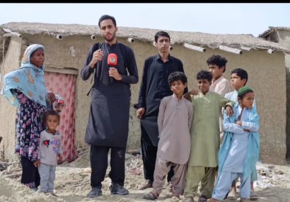 روایتی از درد و رنج حاکم بر مردم سیل زده «روشتای چب کلمتی» گوادر پاکستان»