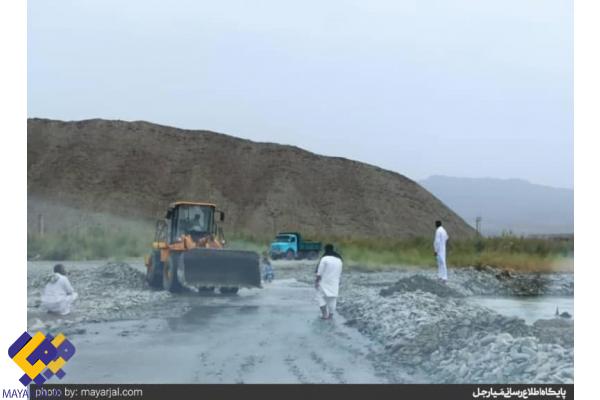 بازگشایی مسير رودخانه حميری و هپل در بخش ساربوک شهرستان قصرقند+ تصاویر