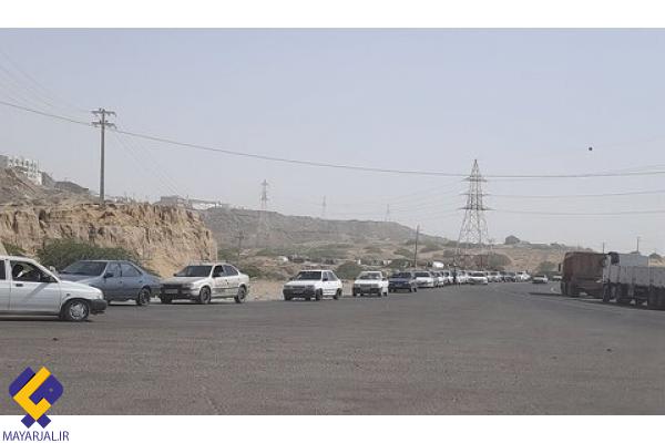 صف های چند کیلومتری پمپ بنزین، بلای جان مردم در پایتخت دریایی کشور+ فیلم