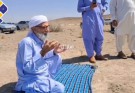 ناله های درناک پدر سالمند زلمه قلجائی در کنار محل کشف پیکر سوزانده‌ شده فرزندش در اطراف تفتان