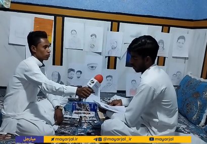 روایت میارجل از هنرمند خوش ذوق بلوچ