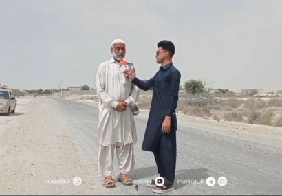 غیر استاندارد بودن جاده روستای ریپگ صالح آسایش را از مردم گرفته است+فیلم