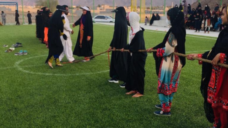 برگزاری جشنواره مادر و مسابقات ورزشی برای دختران و بانوان بلوچ در قصرقند+تصاویر