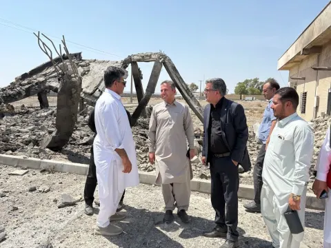 دستور بازسازی فوری فرودگاه ایرانشهر پس از حمله‌ی آمریک