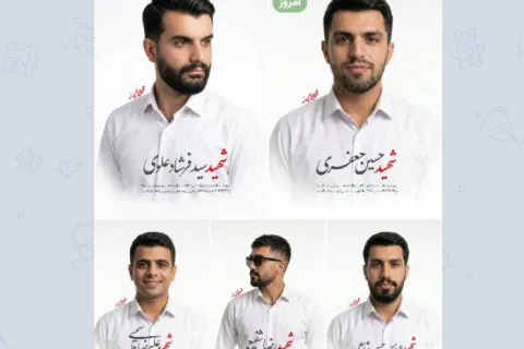 تصاویر ۷ شهید تیپ ۳۸۸ بمپور
