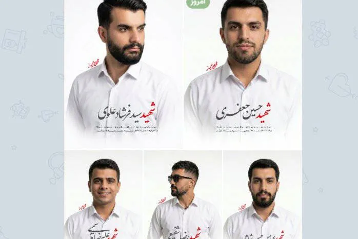 تصاویر ۷ شهید تیپ ۳۸۸ بمپور